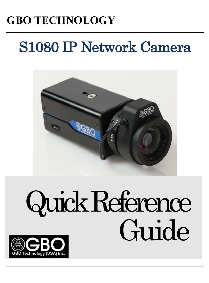 GBO Technology S1080 IP Quick reference guide