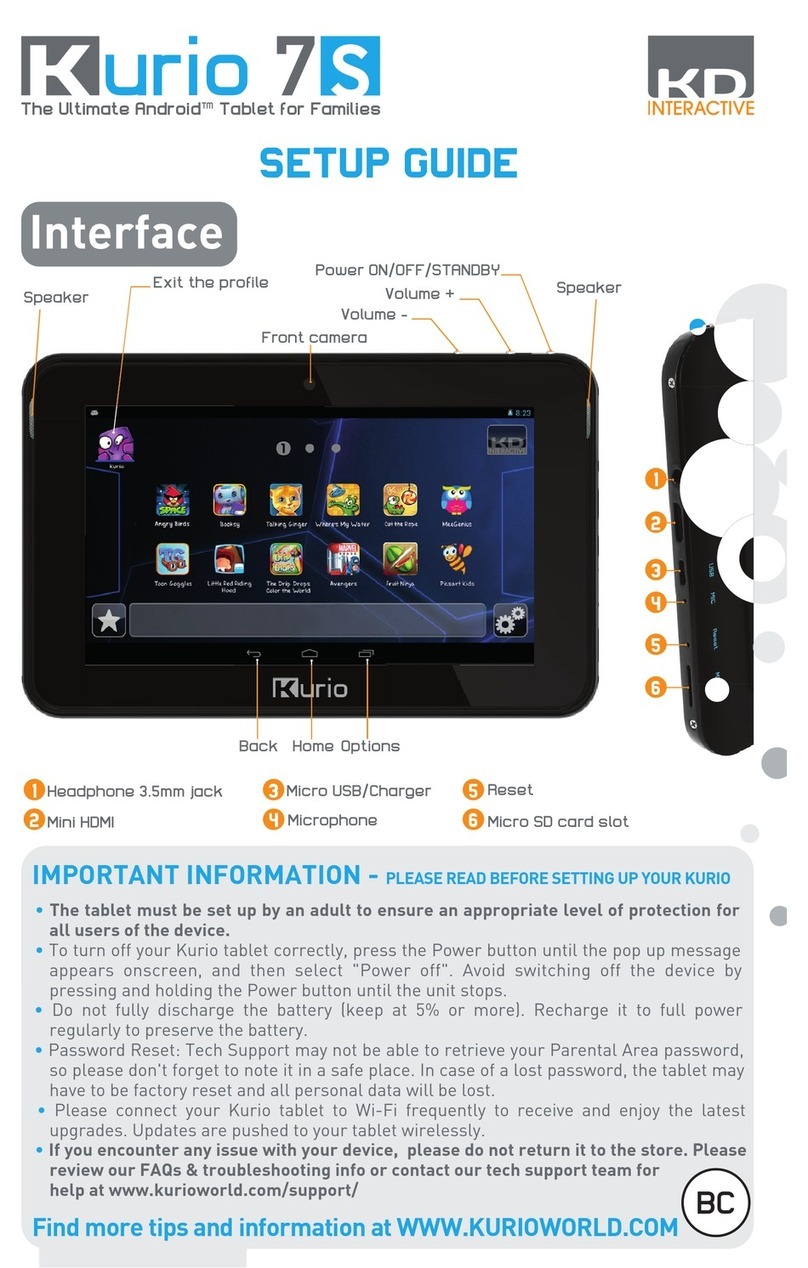 KD interactive Kurio 7S Setup guide