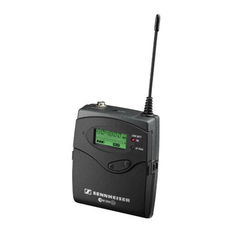 Sennheiser SK 500 G2 Service manual