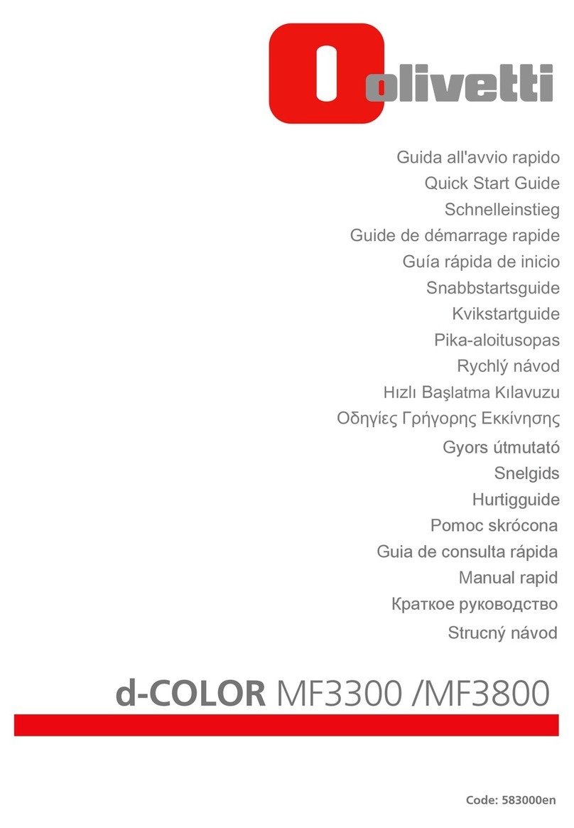 Olivetti d-COLOR MF3300 User manual