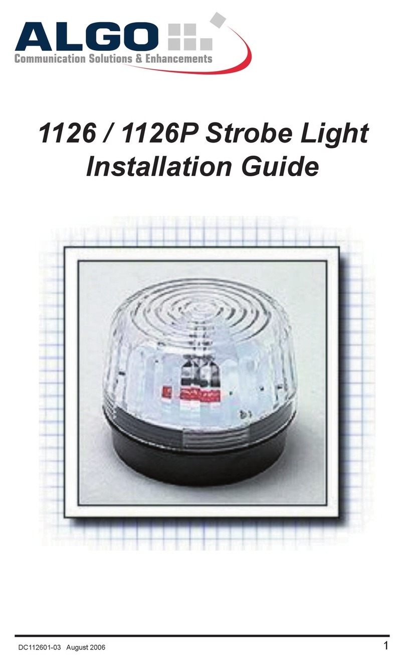 Algo 1126 installation guide