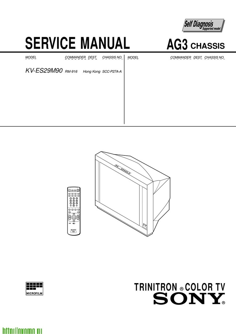 Sony TRINITRON KV-ES29M90 User manual Sony TRINITRON KV-ES29M90 User manual