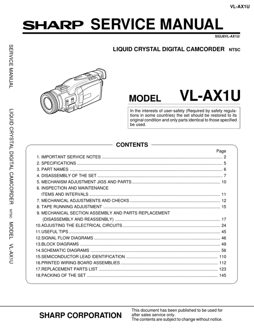 Sharp VL-AX1U User manual Sharp VL-AX1U User manual