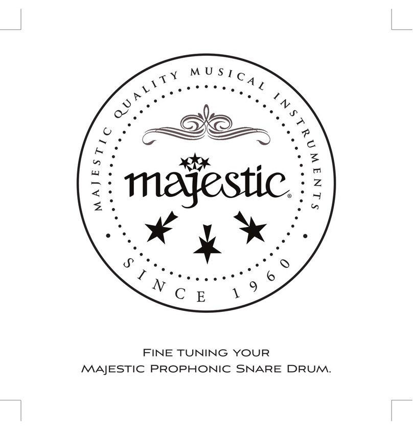 Majestic Prophonic Snare Drum user guide