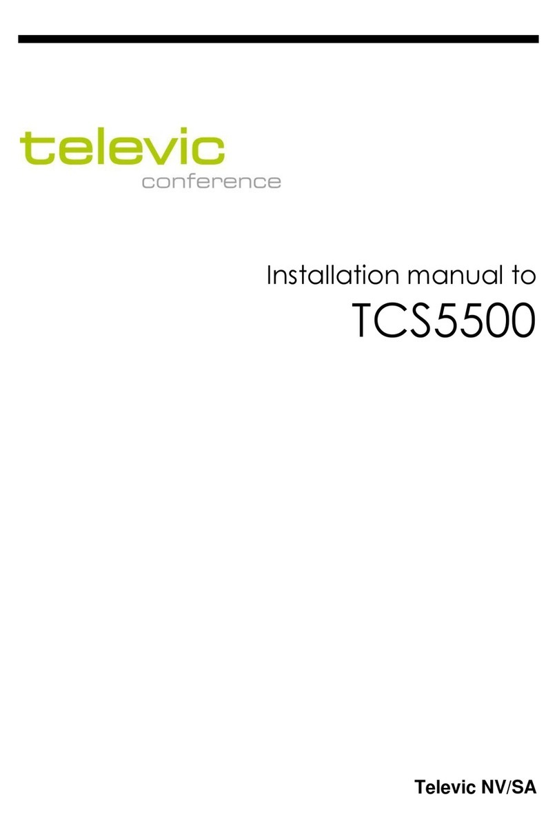Televic TCS5500 User manual