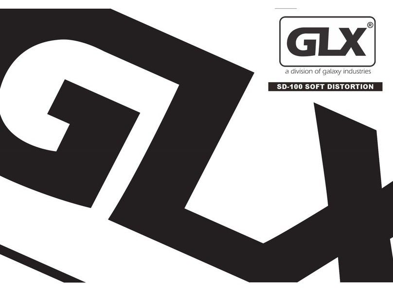 GLX SD-100 Soft Distortion owner's manual