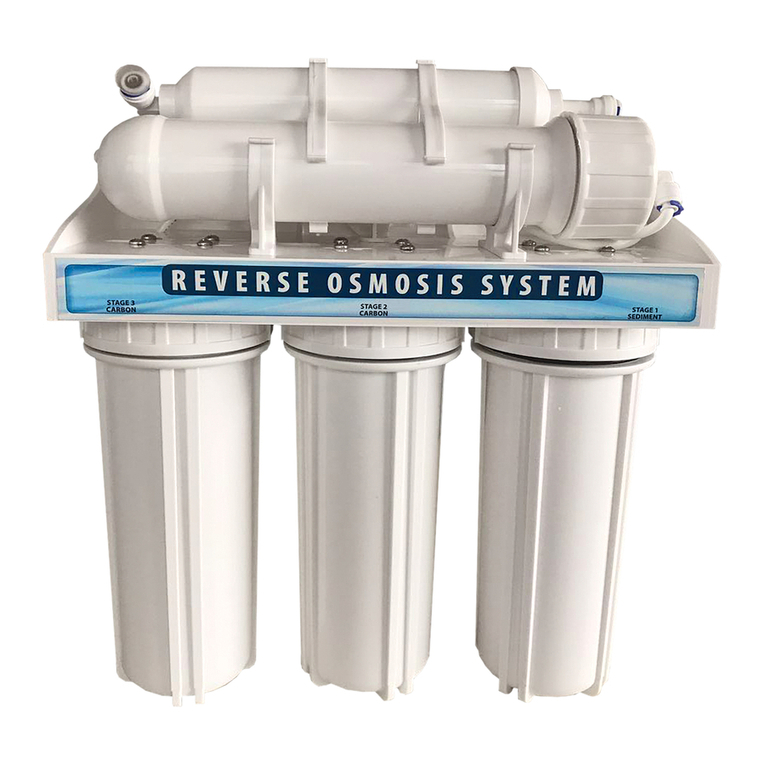 WaterGroup E75TFC-3 Installation, operation and service manual