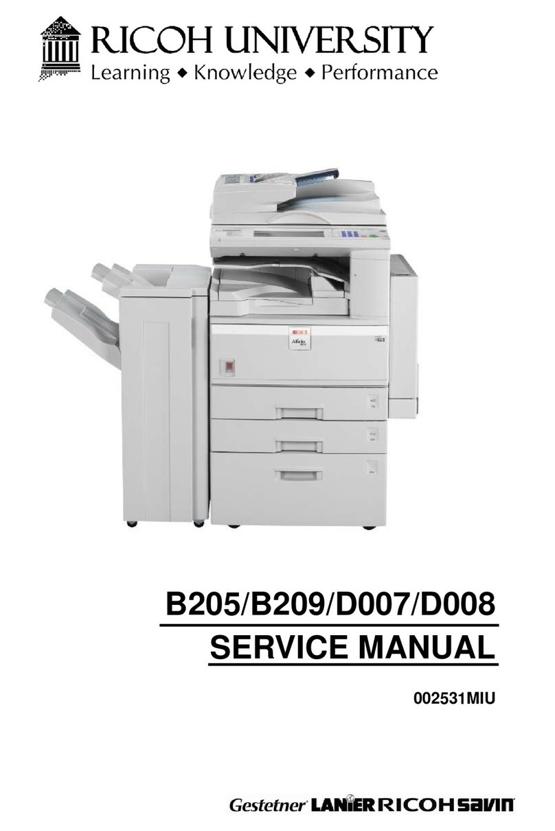 Ricoh B205 User manual