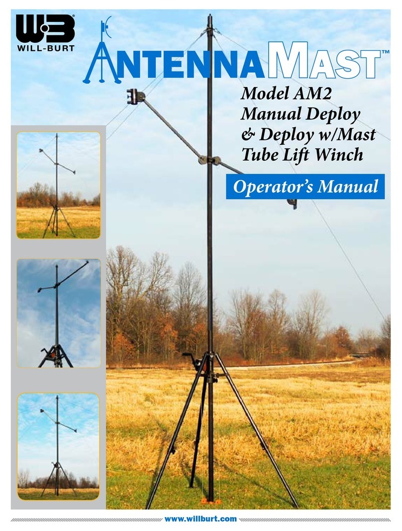 Will Burt AntennaMast AM2 Operator's manual