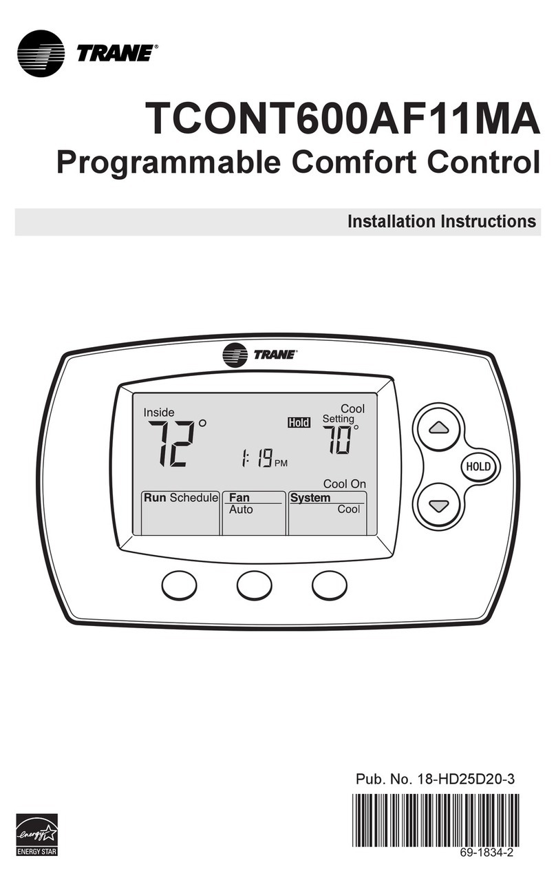Trane TCONT600AF11MA User manual