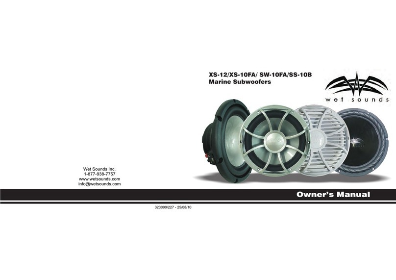 Wet Sounds XS-12 owner's manual