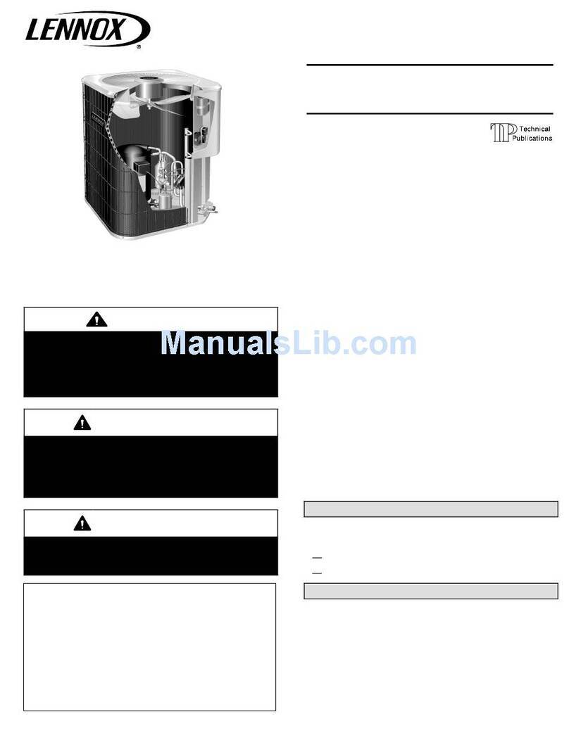 Lennox T?CLASS TPA S4 User manual