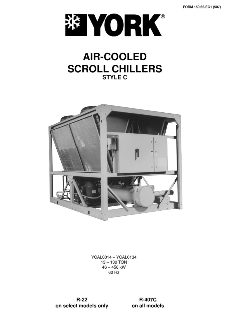 York YCAL0014 User manual