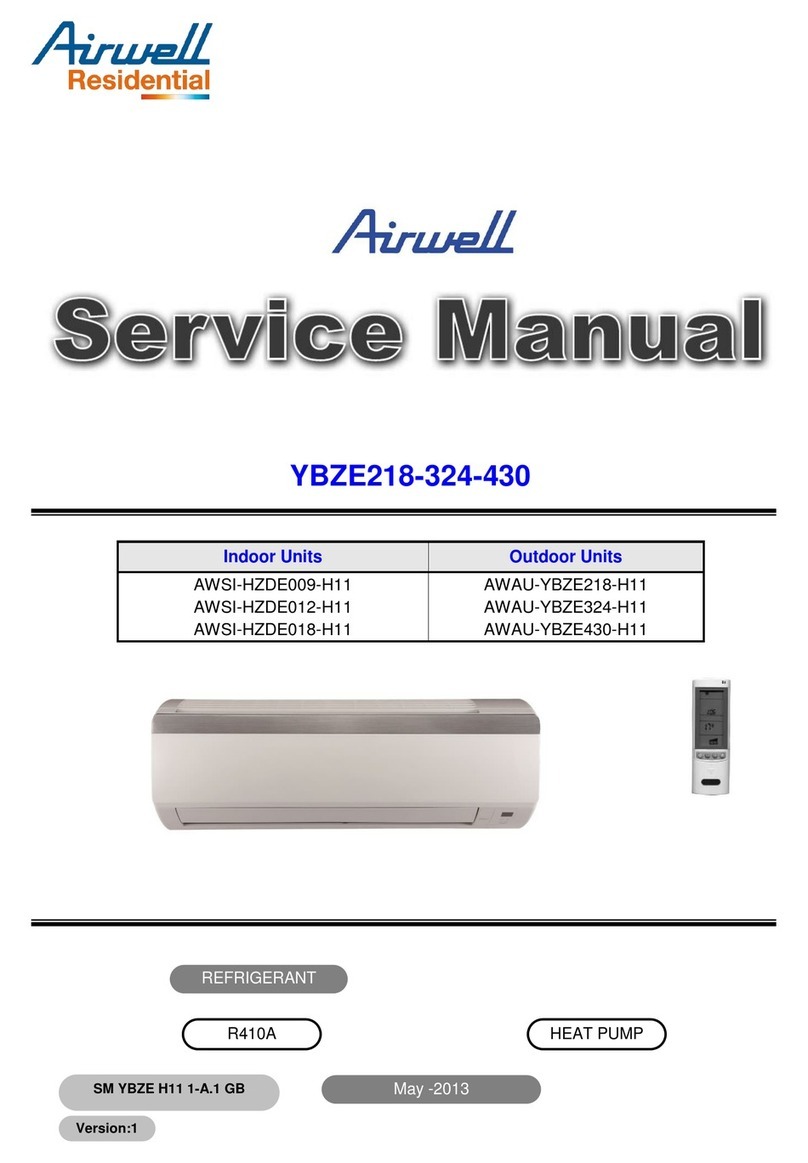 Airwell AWSI-HZDE009-H11 User manual