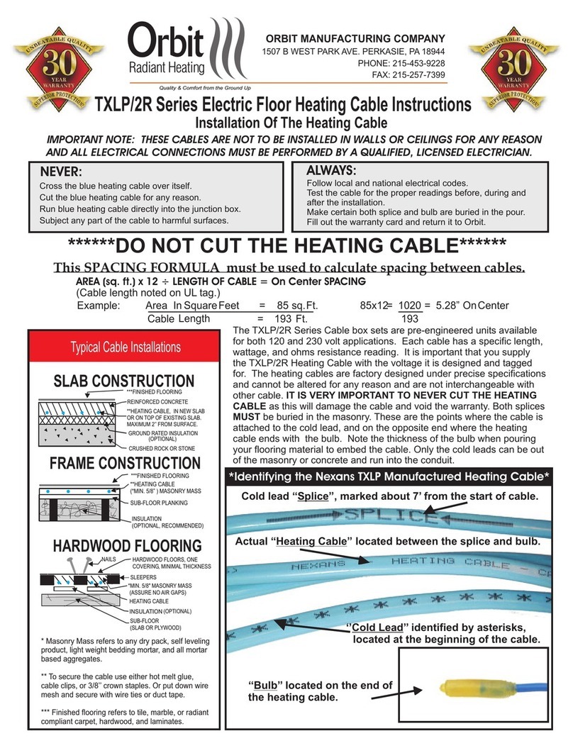 Orbit TXLP/2-300/17 instructions