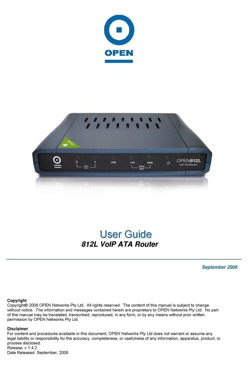 Open Open812L user guide