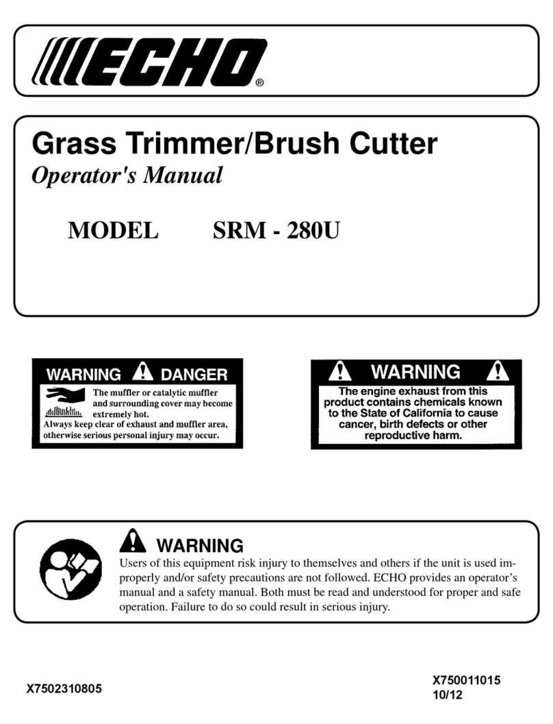 Echo SRM - 280U User manual