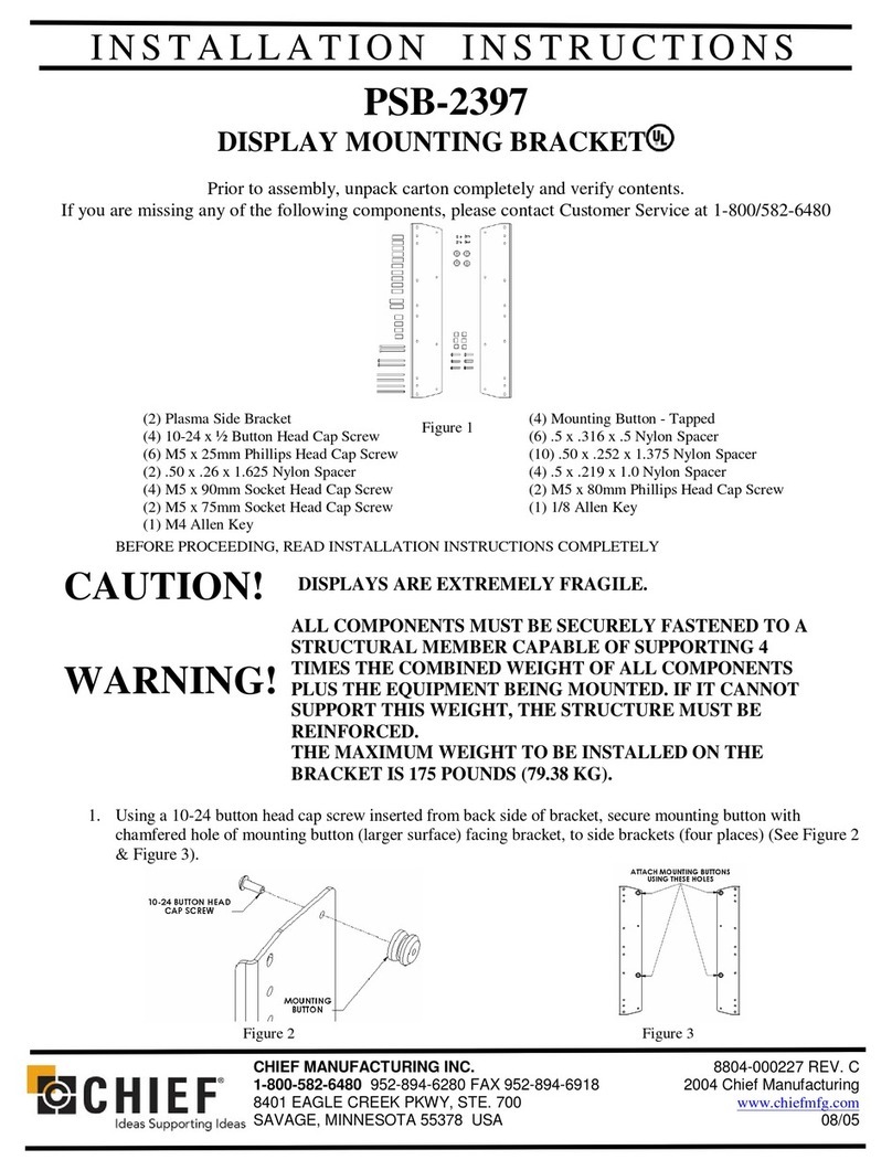 CHIEF PSB-2397 User manual