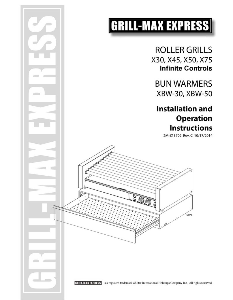 Grill-Max Express X30 Installation and operation instructions Grill-Max Express X30 Installation and operation instructions