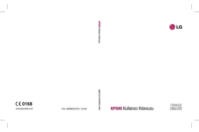 LG KP500 User manual