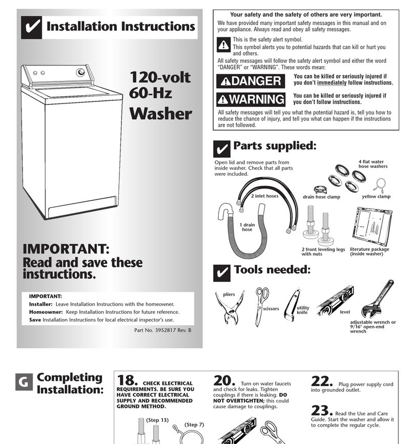 Whirlpool Michigan 49022 installation instructions