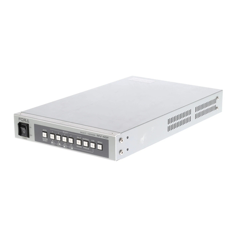 FOR-A Multi Viewer MV-40F(A) User manual