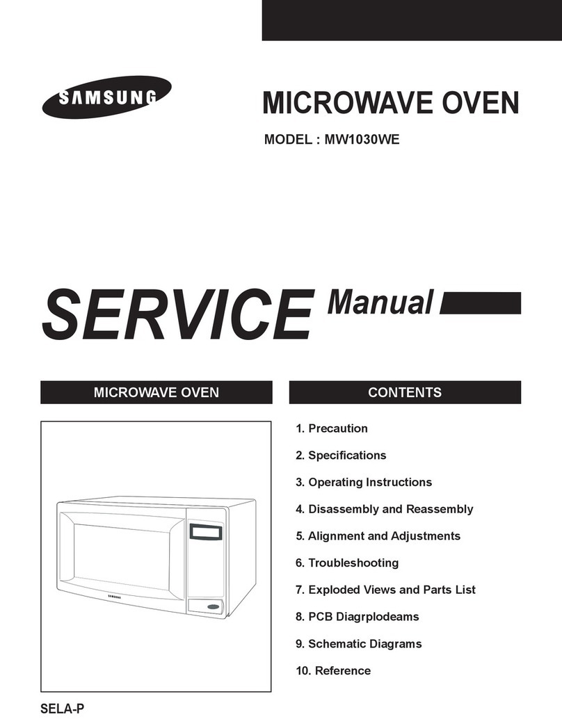 Samsung MW1030WE Service manual