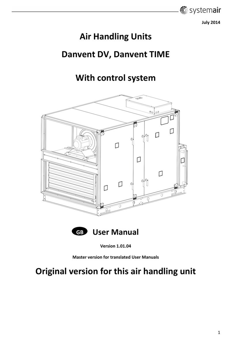 System air Danvent DV User manual