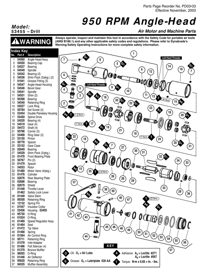 Dynabrade 53455–Drill User guide
