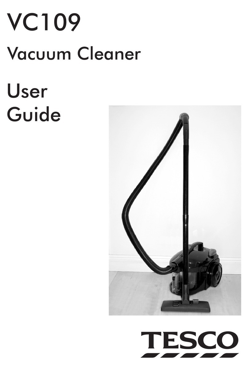 Tesco VC109 User manual