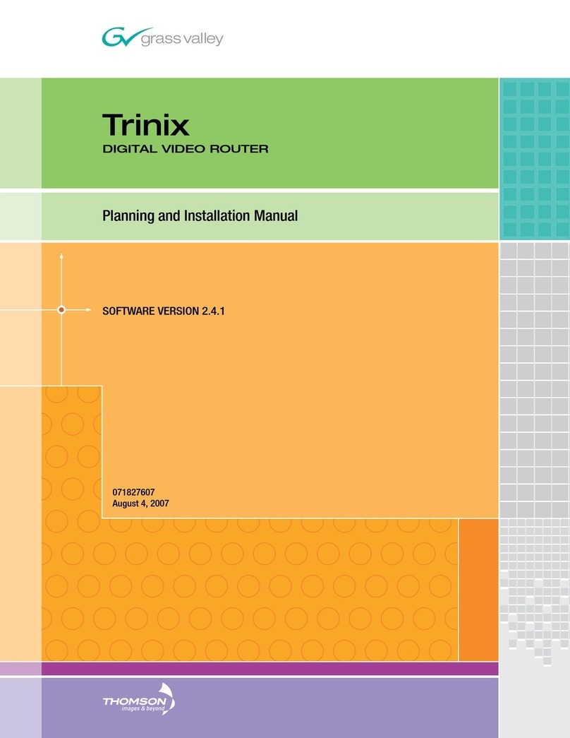 GRASS VALLEY Trinix Technical manual