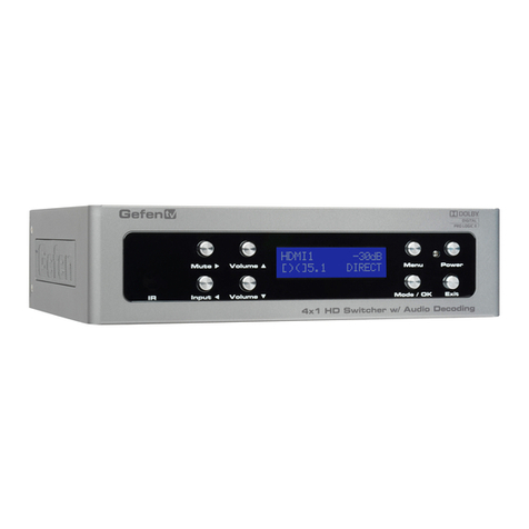 Gefen GTV-AUDDEC-N user manual