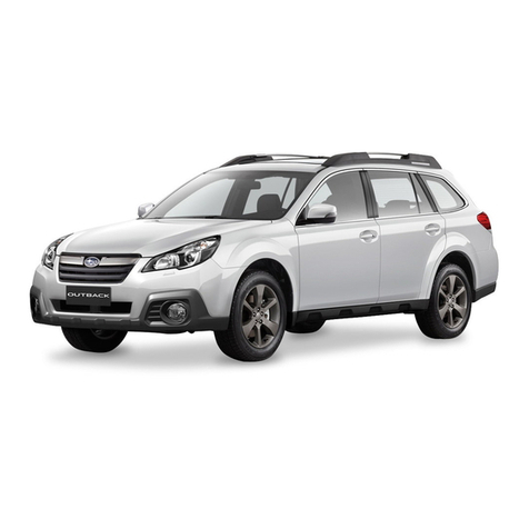 Subaru 2015 Outback Quick reference guide