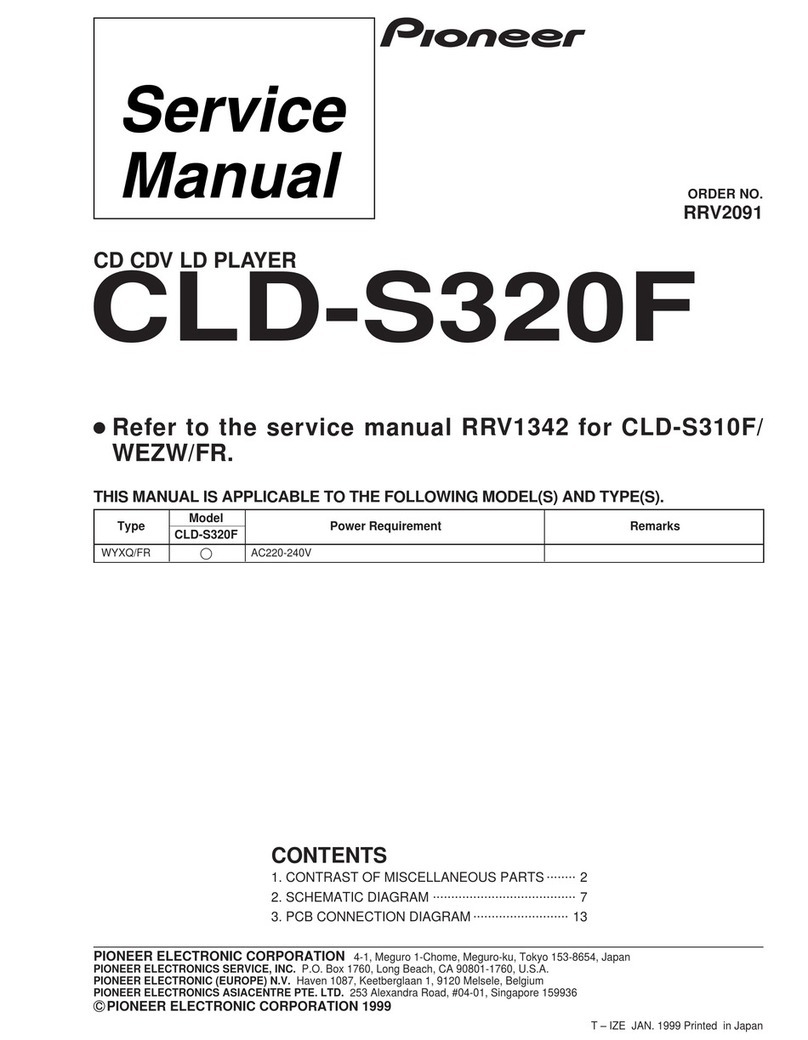 Pioneer CLD-S320F User manual