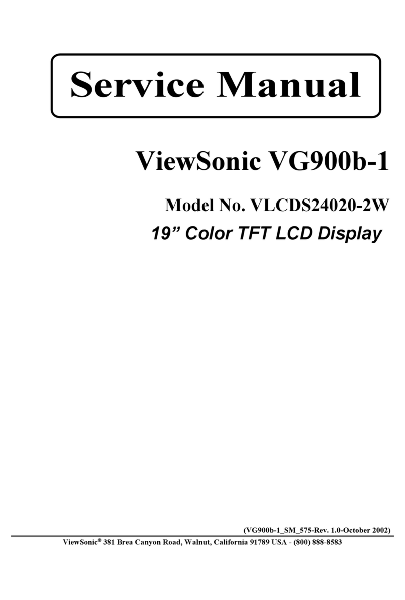 ViewSonic VG900b-1 User manual