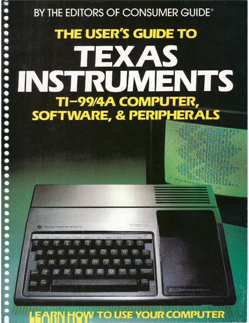 Texas Instruments TI-99/4A User manual