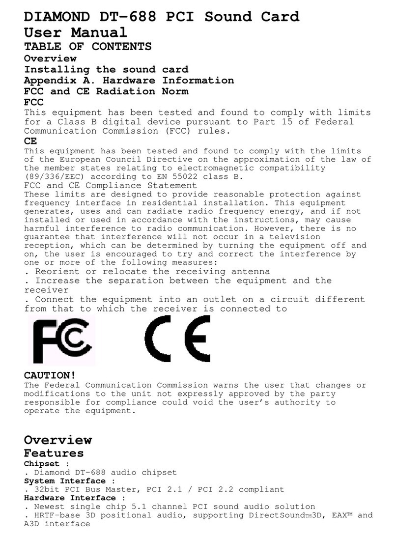 Diamond DT-688 user manual