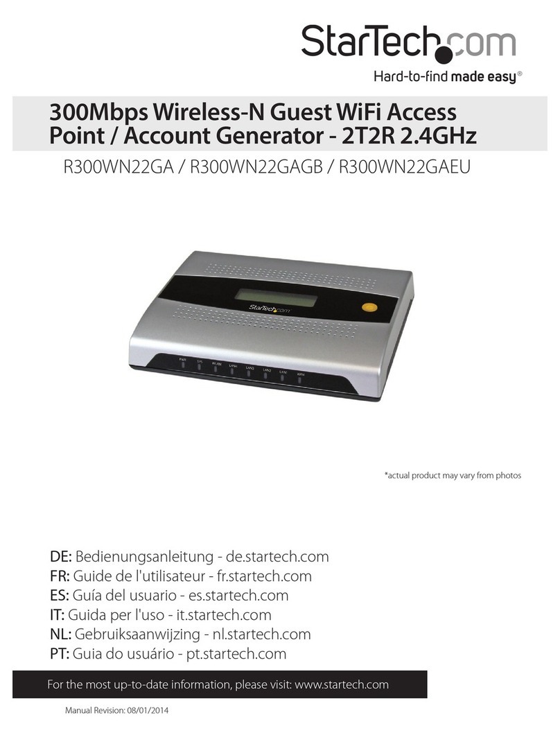 StarTech.com R300WN22GA Manuals