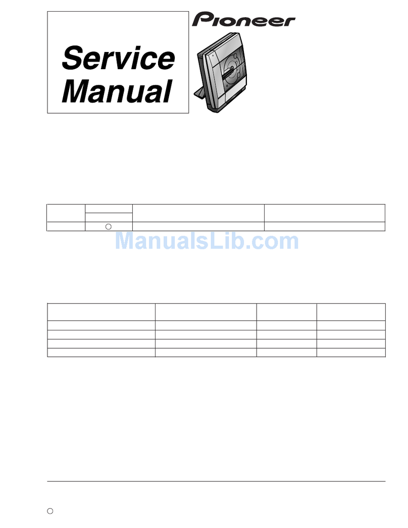 Pioneer PDR-F10 User manual