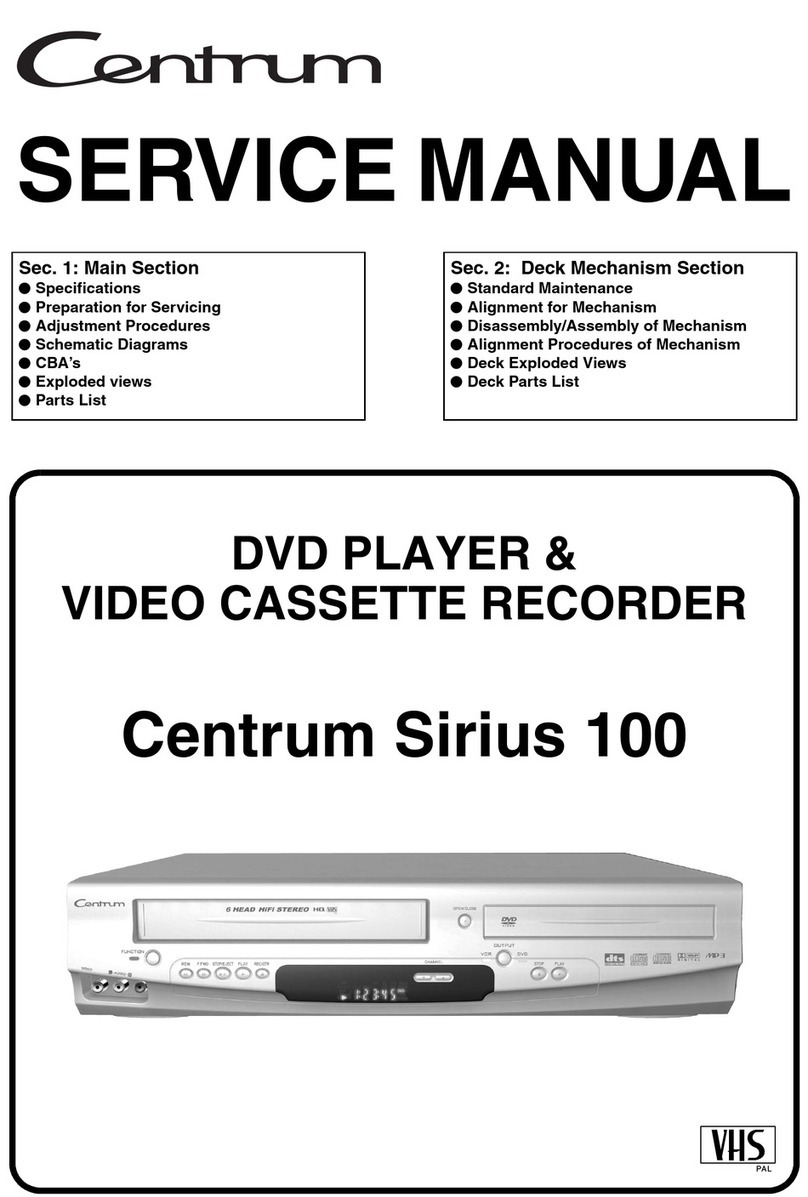 Centrum Sirius 100 Service manual