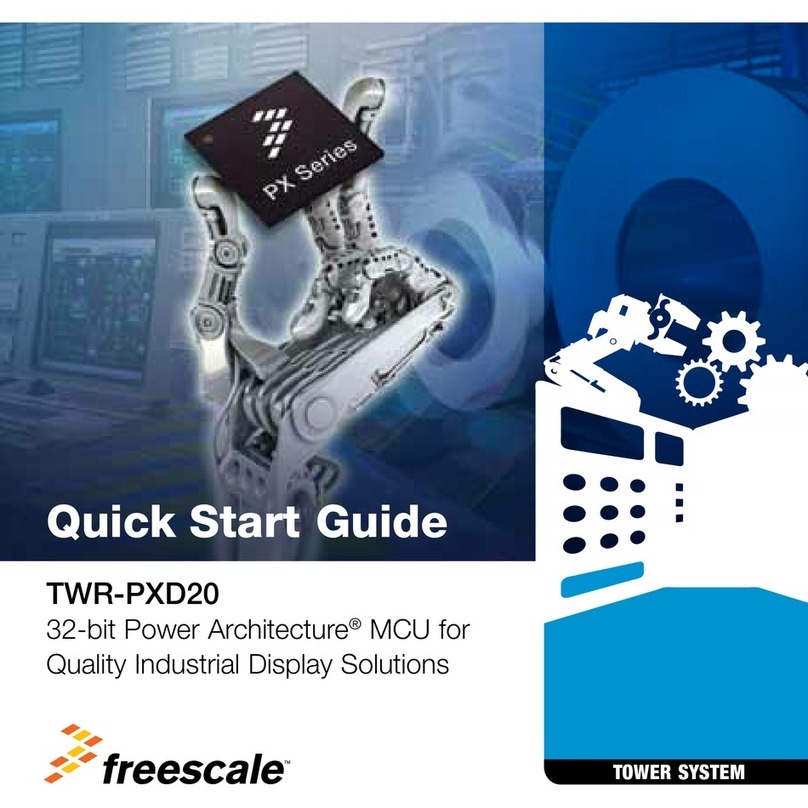 Freescale Semiconductor TWR-PXD20 User manual Freescale Semiconductor TWR-PXD20 User manual