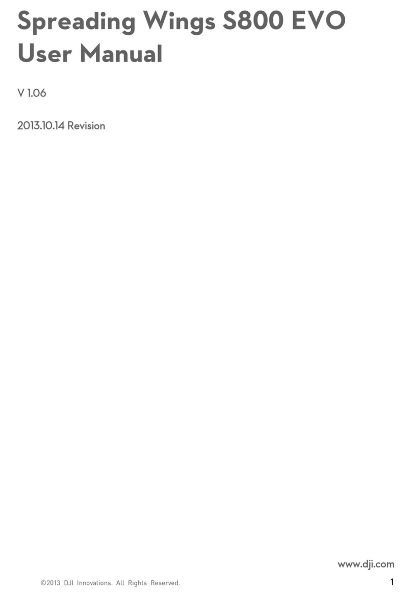 dji Spreading WingsS800 EVO User manual