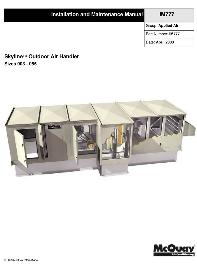 McQuay Skyline IM777 Manual