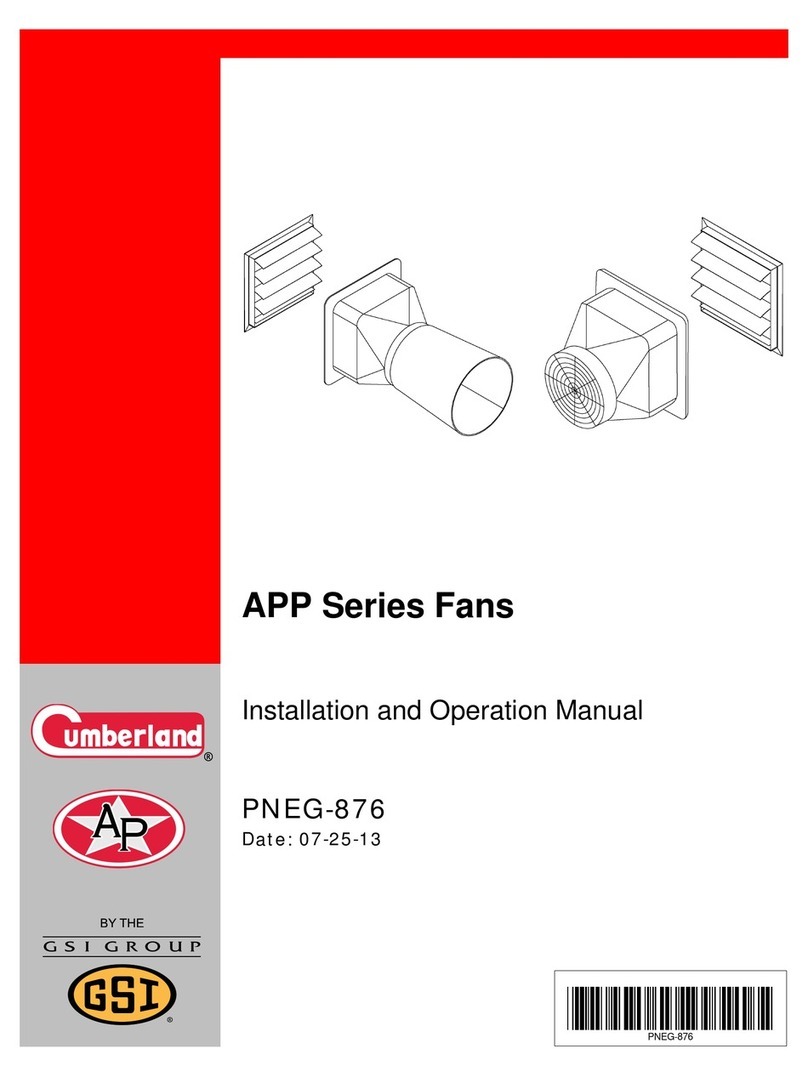 Cumberland APP Series User manual