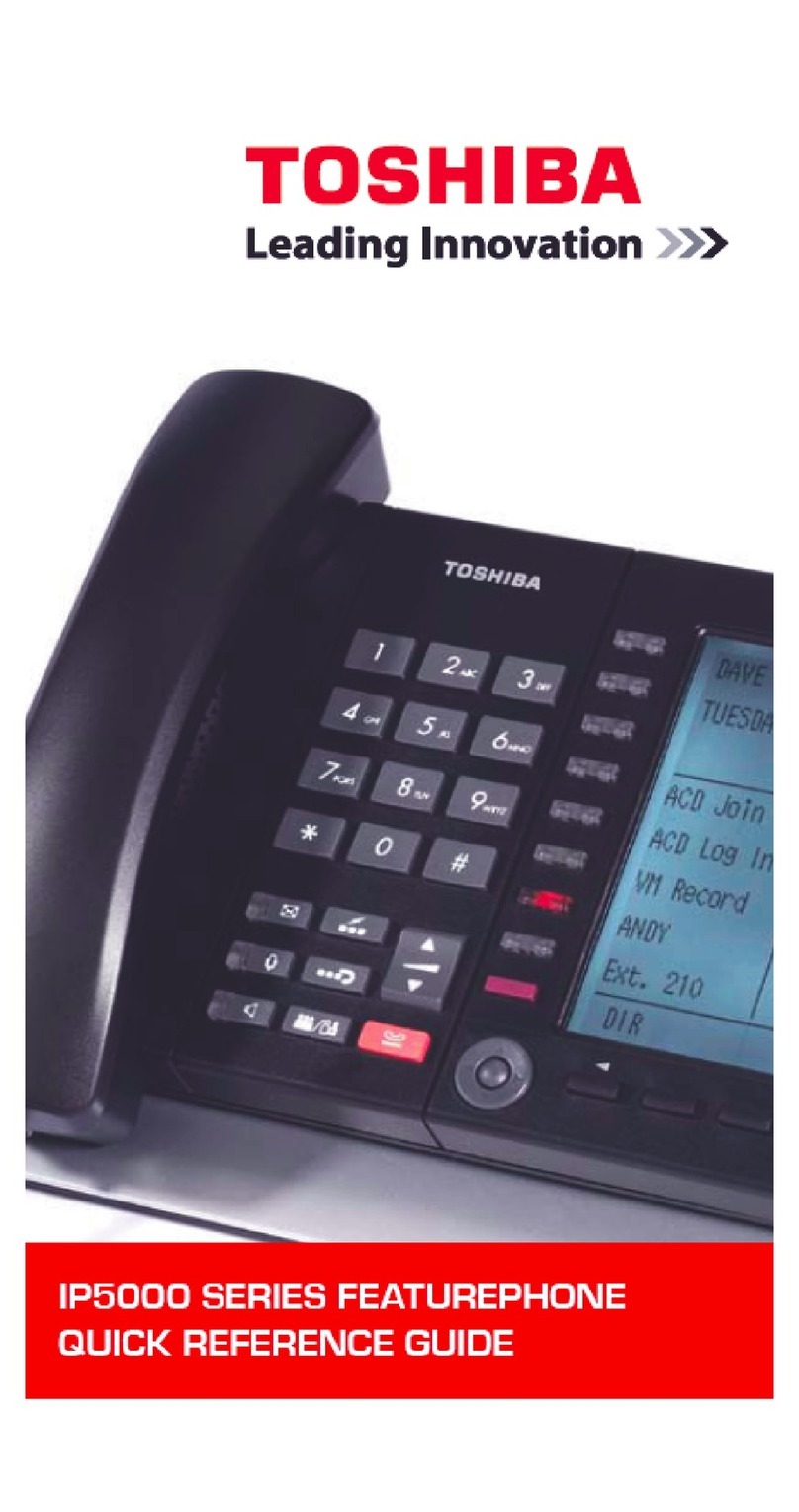 Toshiba Strata CIX IP5000-Series User manual