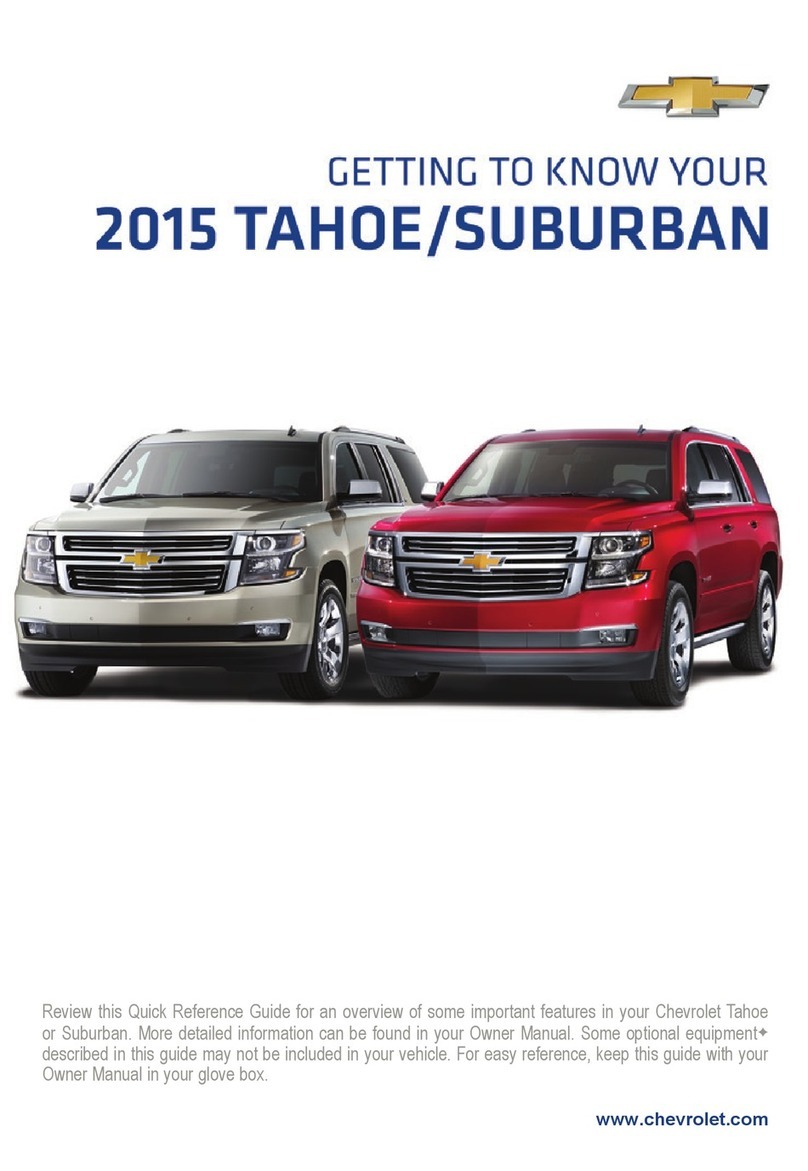 Chevrolet Tahoe 2015 Assembly instructions Chevrolet Tahoe 2015 Assembly instructions