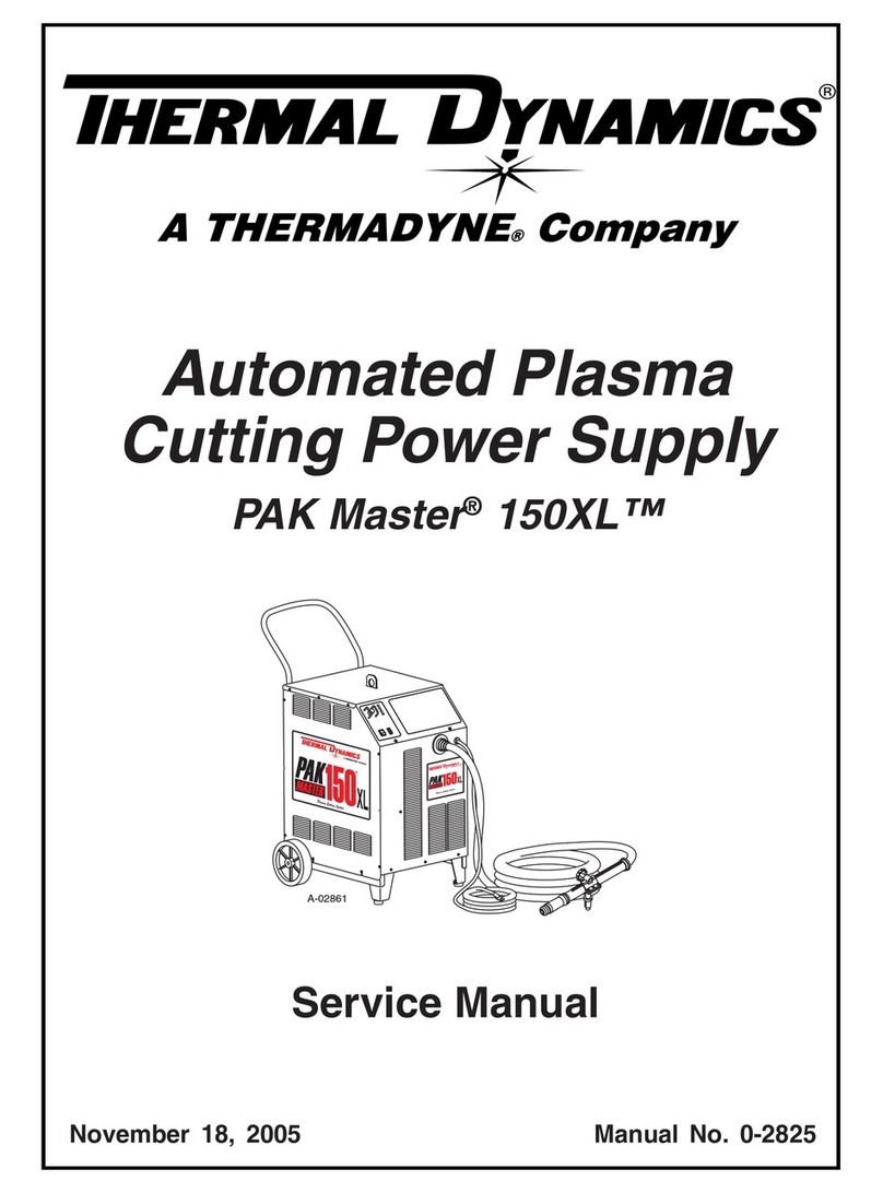 Thermal Dynamics PAK Master 150XL User manual