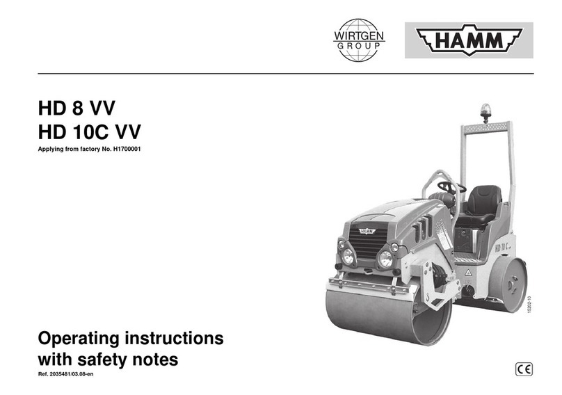 Hamm HD 10C VV operating instructions