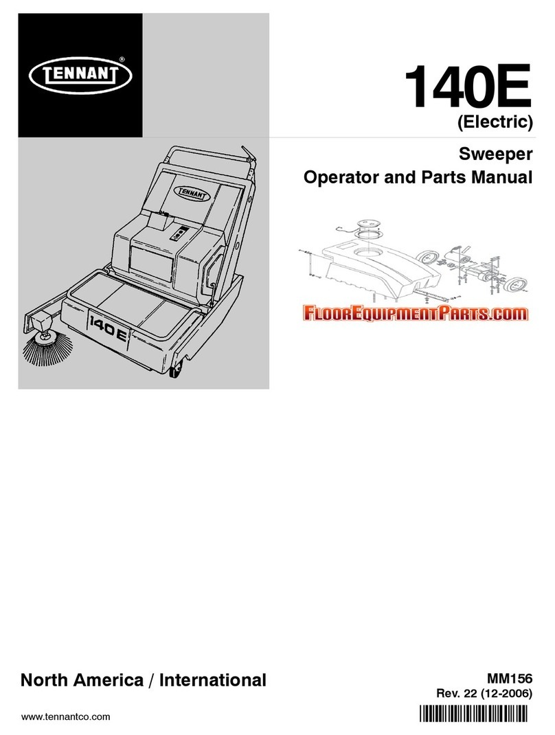 Tennant 140E Product manual