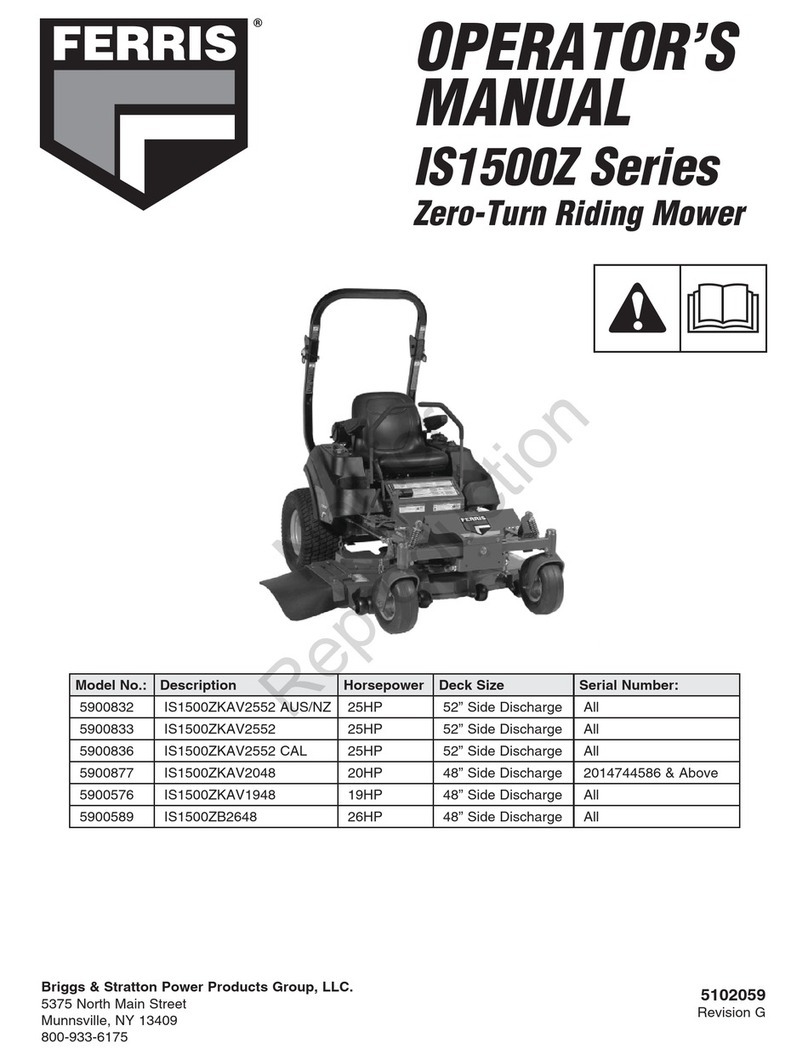 Ferris IS1500Z Series Operator's manual